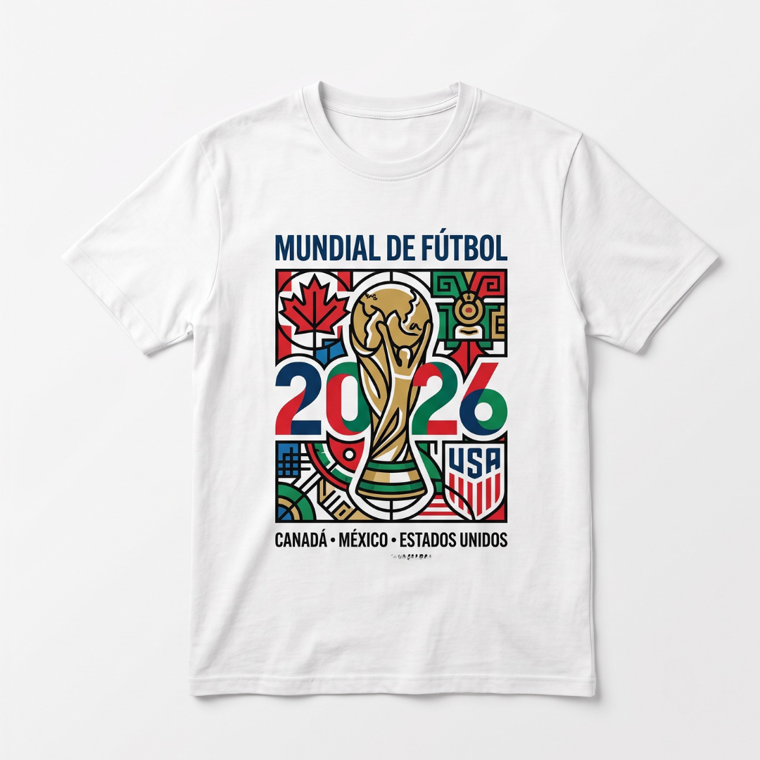Polera Estampado Temático del Mundial
